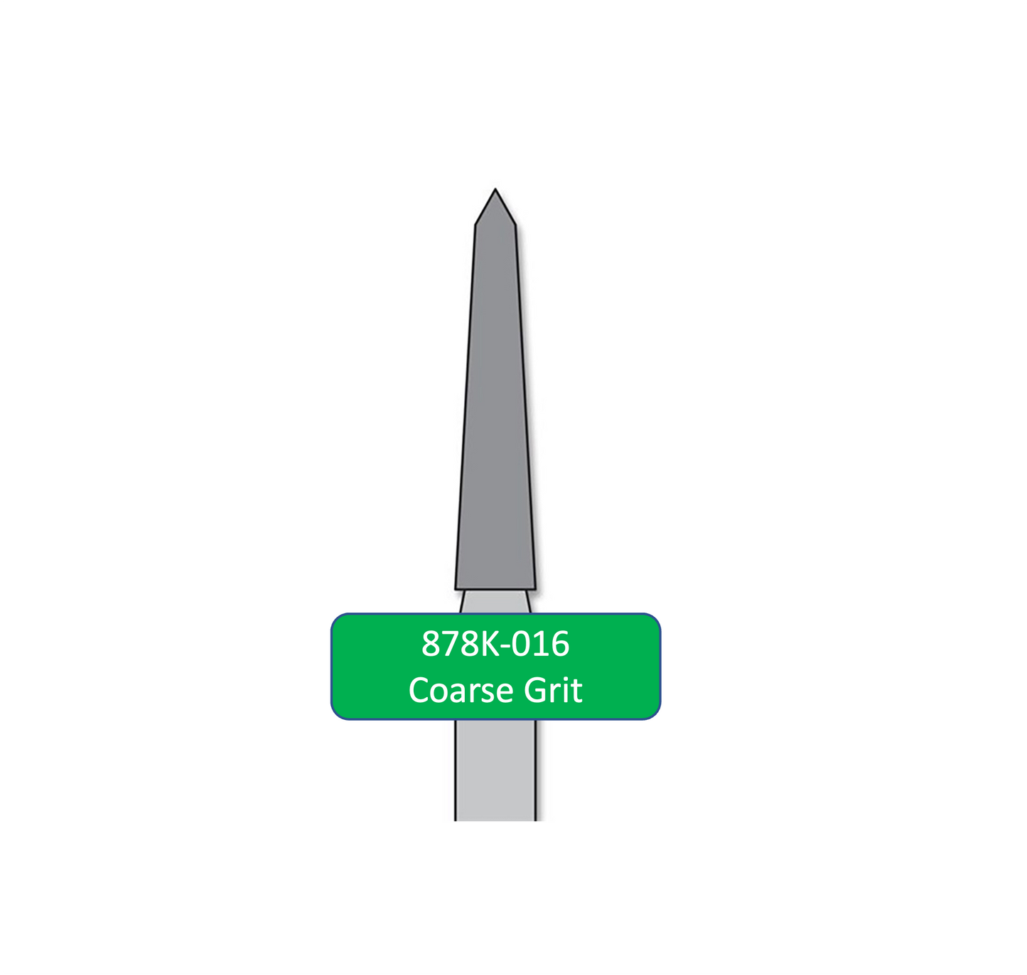 878K-016 (Coarse) Dental Diamond Bur