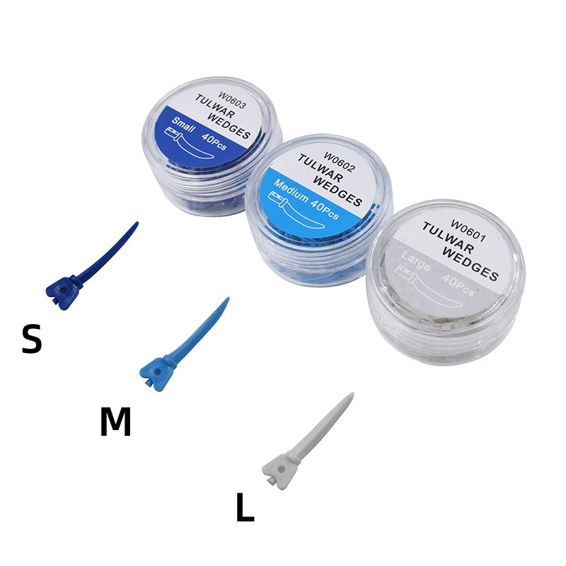 Dental Tulwar Wedges Refill Wedge for Sectional Matrix System (120pcs)