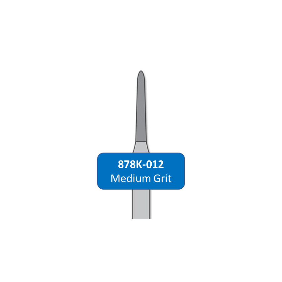 878K-012 (Medium) Dental Diamond Bur