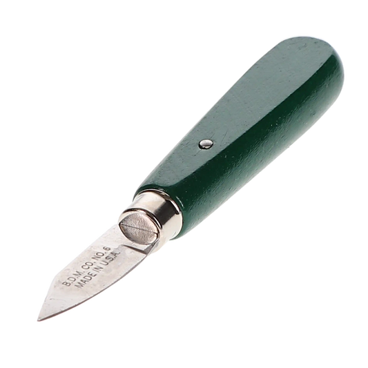 Buffalo Lab Knife No. 6 Green Handle