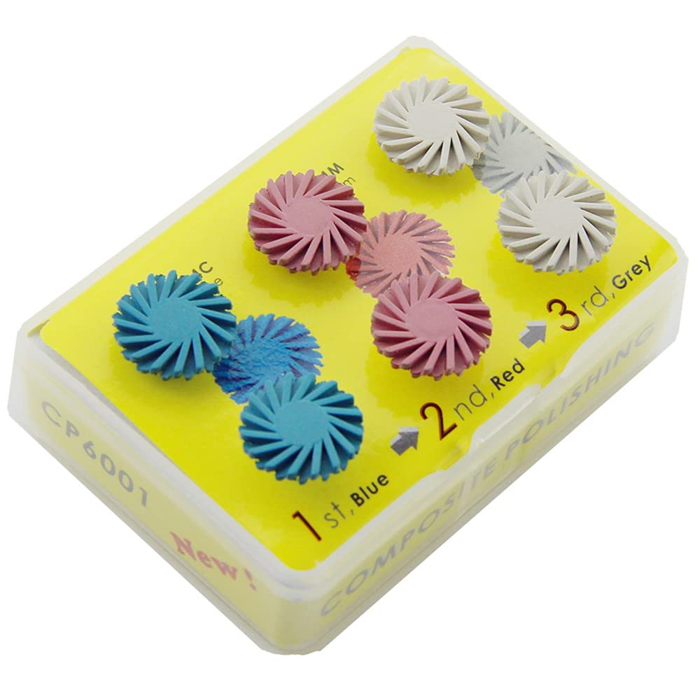 6 Pcs Mixed Dental Composite Resin Polishing Disc Kit