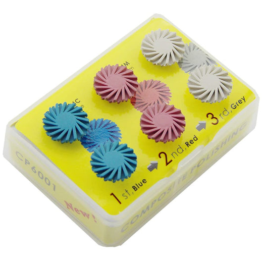 6 Pcs Mixed Dental Composite Resin Polishing Disc Kit