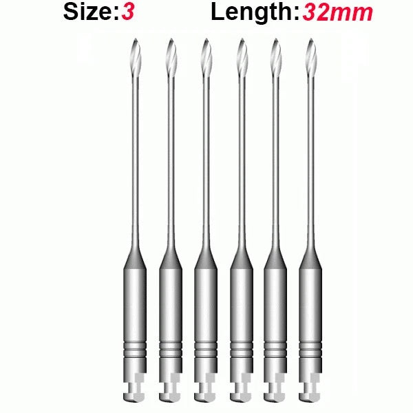Gates Glidden Drills 32mm Endo Dental Endodontic 6/Pkg