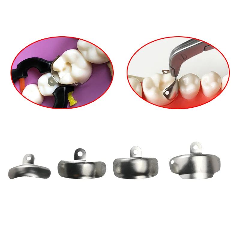 50pc Dental Contoured Metal Matrix Bands Kit 3.5/4.5/5.5/6.5mm