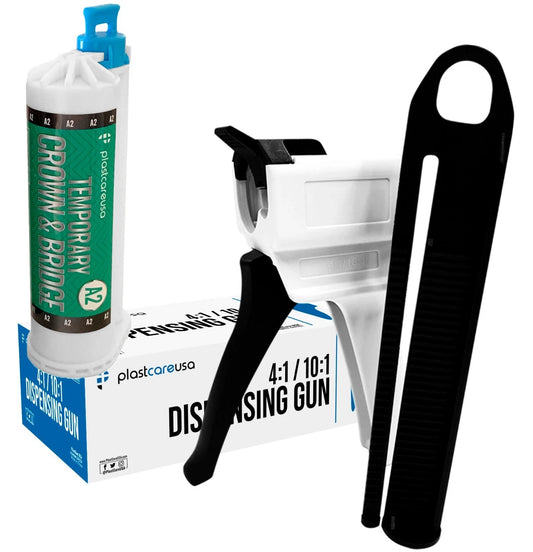 Temporary Crown & Bridge Cartridge + Mixing Dispenser Gun Bundle
