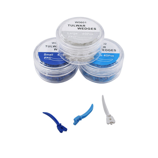 Dental Tulwar Wedges Refill Wedge for Sectional Matrix System (120pcs)