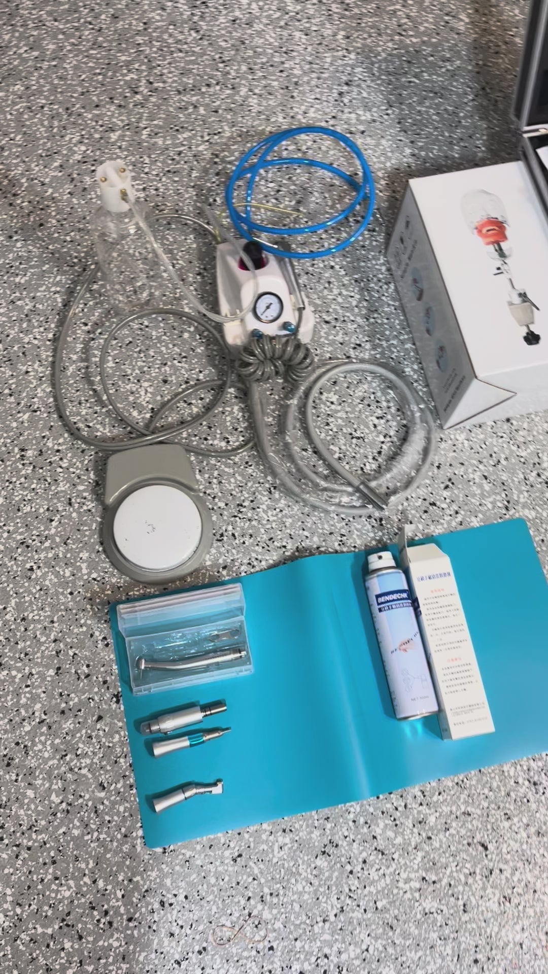 Bench Test Setup,  Handpiece and Hand Instruments